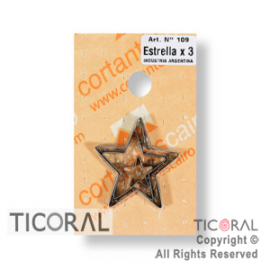 CORT C 109 ESTRELLA X3 ACERO x 1